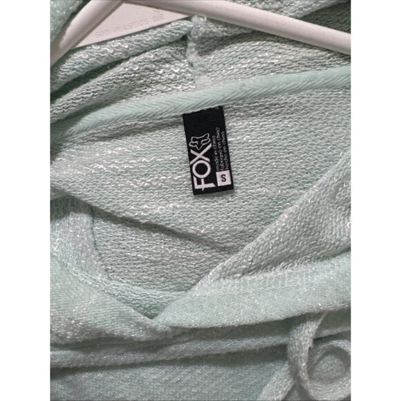 Fox Head Racing Mint Green Lightweight Oversized Hoodie Size Small - Picture 6 of 7
